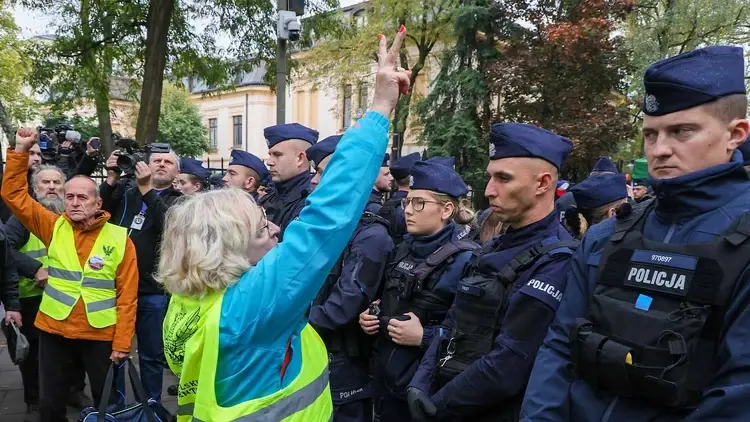 Protest przed Trybunałem Konstytucyjnym
