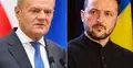Donald Tusk, Wołodymir Zełenski stoją
