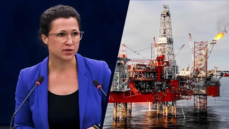 Hannah Neumann i platforma wiertnicza
