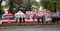 Protest przed siedzibą Trybunału Konstytucyjnego w Warszawie
