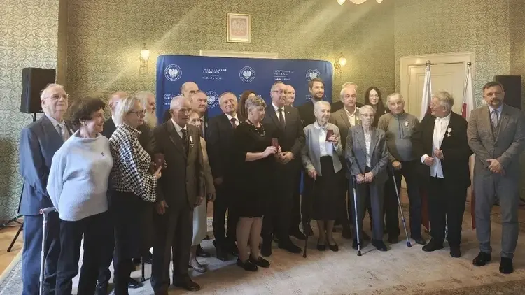 Zasłużeni działacze z Regionu Wielkopolska Południowa z Krzyżem Wolności i Solidarności