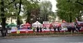 Protest przed siedzibą Trybunału Konstutucyjnego w Warszawie