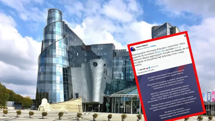 Siedziba TVP w Warszawie / screen x.com