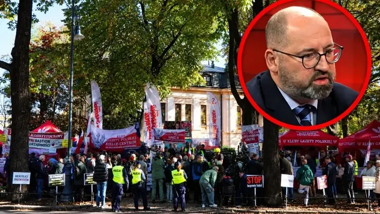 Protest przed Trybunałem Konstytucyjnym, Adam Bielan
