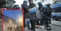 Włoscy policjanci / zamieszki w Bolonii