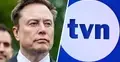 Elon Musk i logo TVN