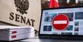 zakaz na laptopie, senat