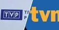Logo TVP oraz logo TVN