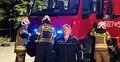 Wóz strażacki OSP ze Smolęcina - zdjęcie edytowane w AI