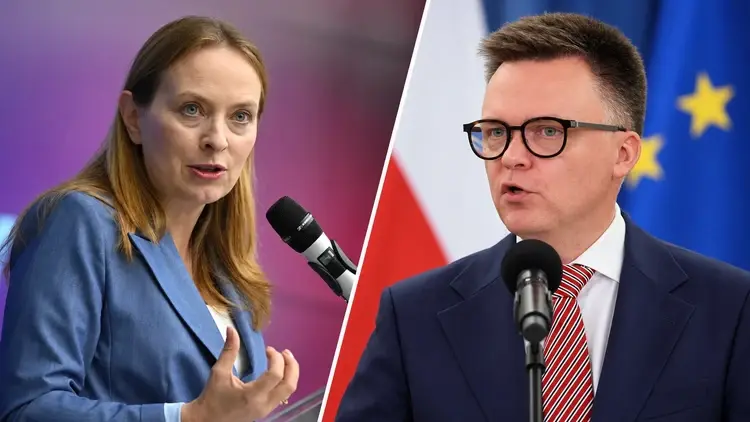 Katarzyna Pełczyńska-Nałęcz i Szymon Hołownia