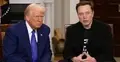 Donald Trump i Elon Musk podczas wywiadu