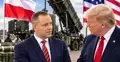 Karol Nawrocki, Donald Trump, bateria patriot, flagi