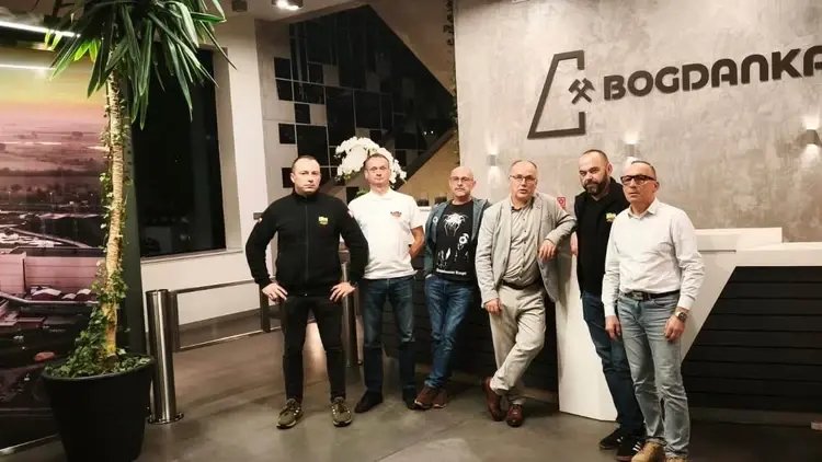 Protestujący w LW Bogdanka