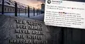 Pomnik Narodów w Dachau w kilku językach, teren dawnego obozu koncentracyjnego oraz wpis Pawła Sokały.