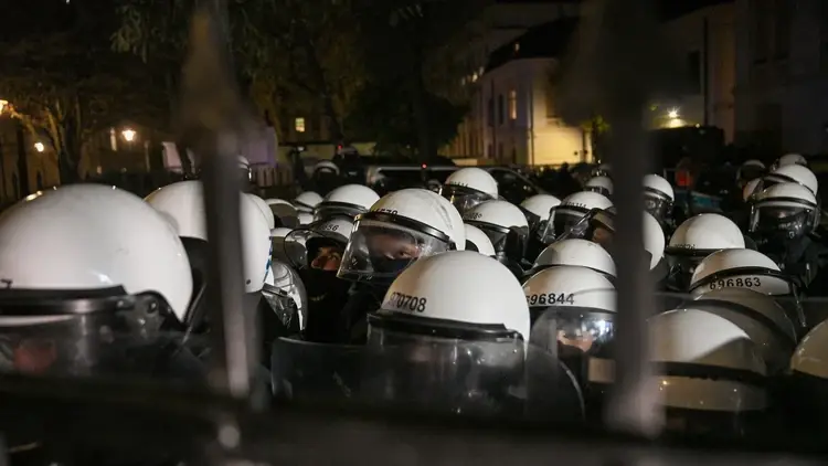 Policjanci pod Trybunałem Konstytucyjnym