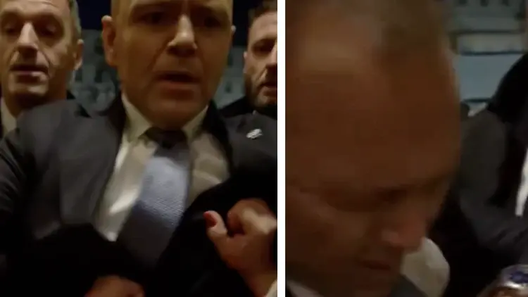 prezydent Karol Nawrocki szarpany pod TK