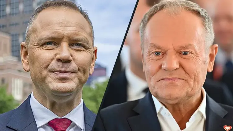 Karol Nawrocki i Donald Tusk