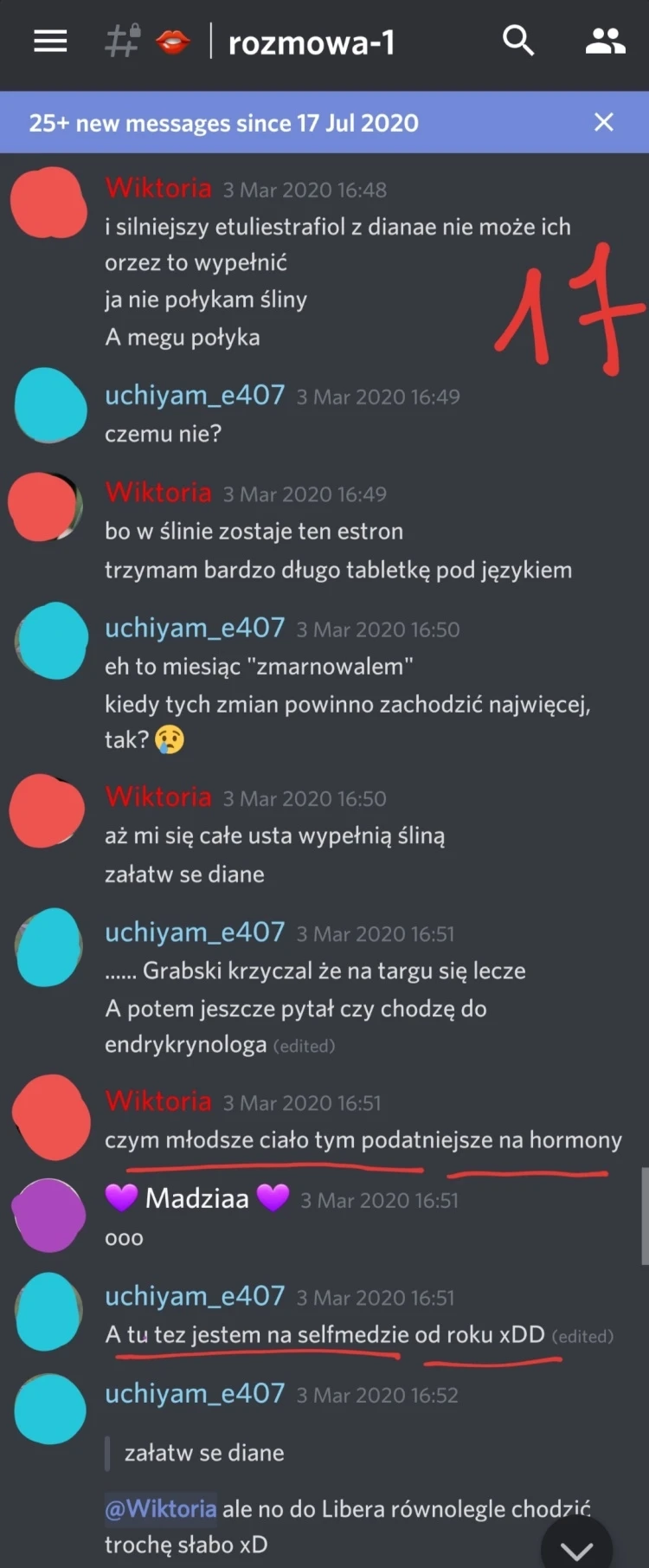 Tajne czaty transaktywistów screen 3