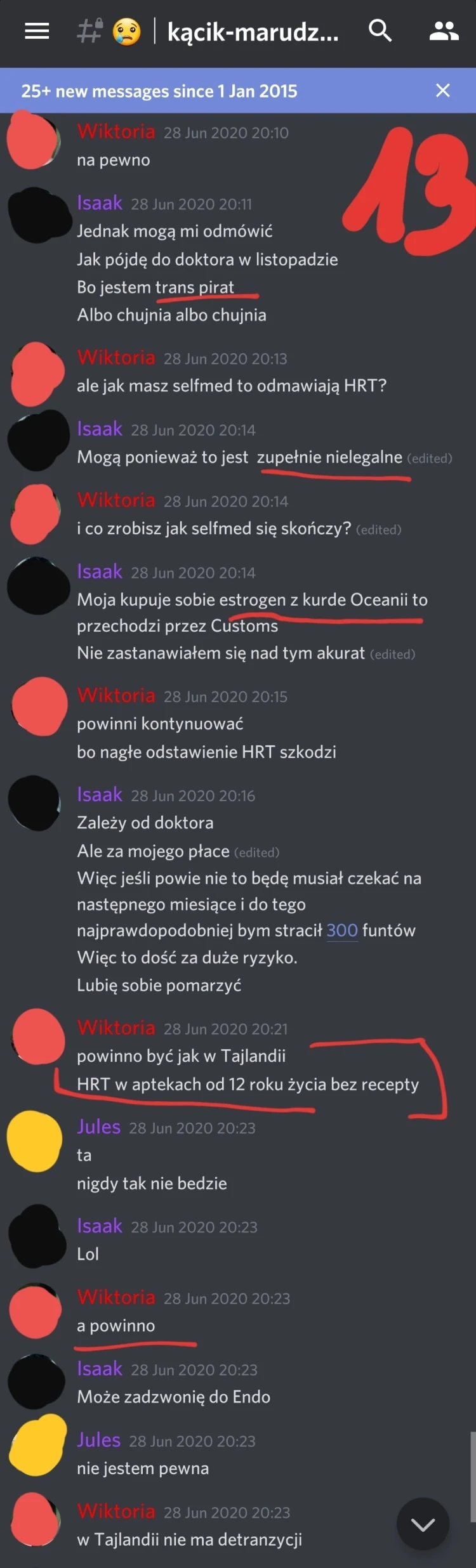 Tajne czaty transaktywistów screen 2