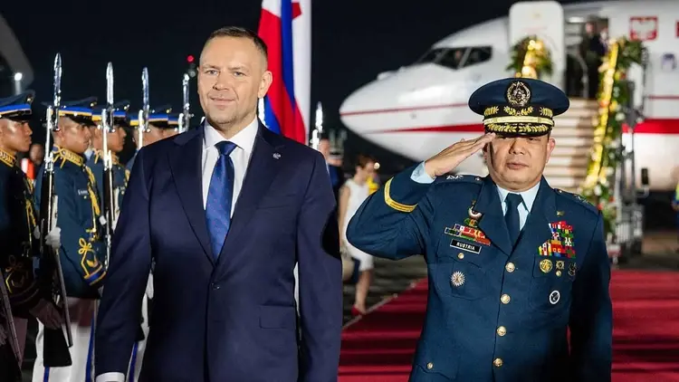Karol Nawrocki przybył na Filipiny