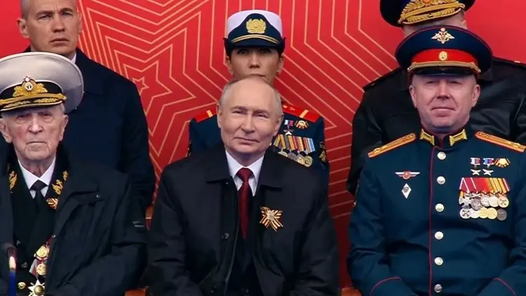 Władimir Putin podczas parady 9 maja 2026