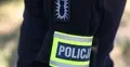 Policyjny saper na miejscu zdarzenia w Ostrołęce