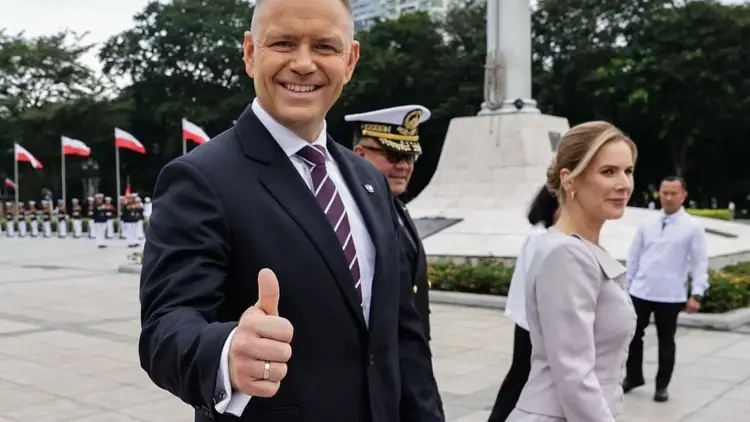 karol nawrocki z martą nawrocką na filipinach