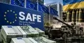 safe, flagi UE i Ukraińska, uzbrojenie