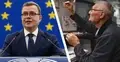 Premier Finlandii Petteri Orpo i starszy pracownik na kolażu ilustrującym debatę o wieku emerytalnym