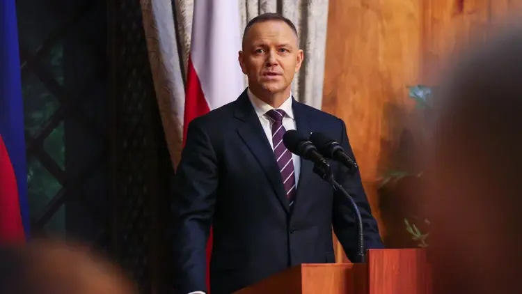 Karol Nawrocki przemawia