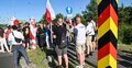 Zgromadzenie na granicy polsko-niemieckiej w Lubieszynie