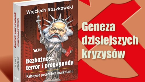 Okładka książki „Bezbożność, terror i propaganda. Fałszywe proroctwa marksizmu”