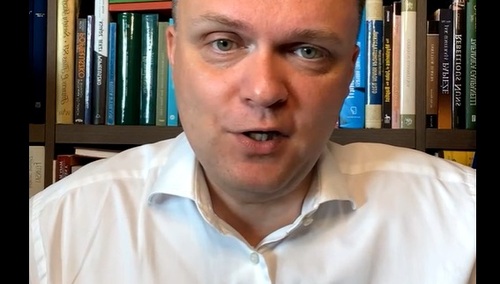 Lider Ruchu Polska 2050 Szymon Hołownia