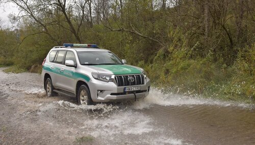 Samochód straży granicznej