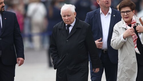 Prezes PiS Jarosław Kaczyński