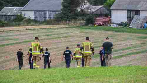 Trwa śledztwo ws. upadku drona w miejscowości Majdan Sielec