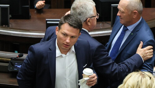 Jeden z liderów Konfederacji, Sławomir Mentzen