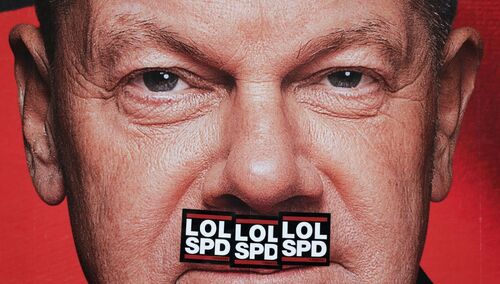 Olaf Scholz - plakat