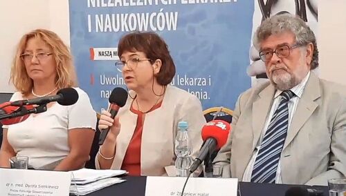 Lekarze kontestujący oficjalne metody walki z pandemią założyli stowarzyszenie