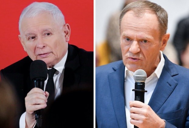 Jarosław Kaczyński i Donald Tusk