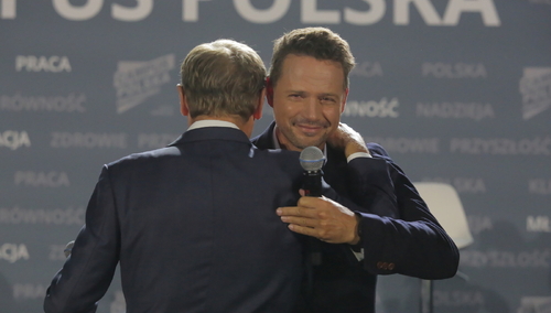 Donald Tusk i Rafał Trzaskowski