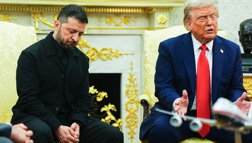 Wołodymyr Zełenski i Donald Trump