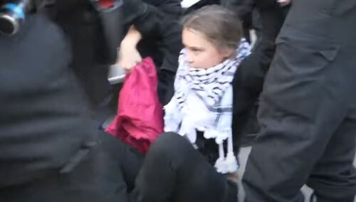 Greta Thunberg zatrzymana w Brukseli