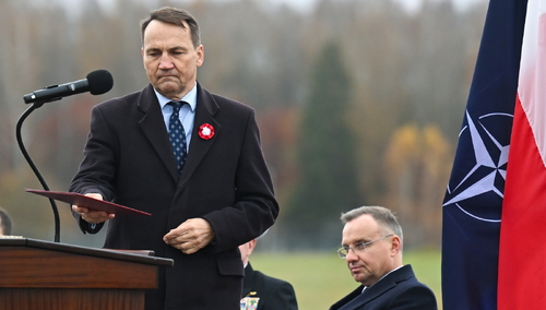 Radosław Sikorski w Redzikowie