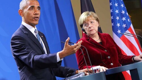 Barack Obama i Angela Merkel