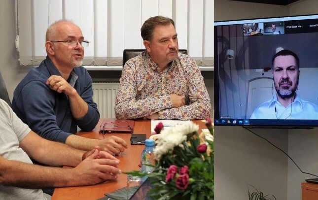 Videospotkanie z Lucą Visentinim we wrześniu 2020 r.