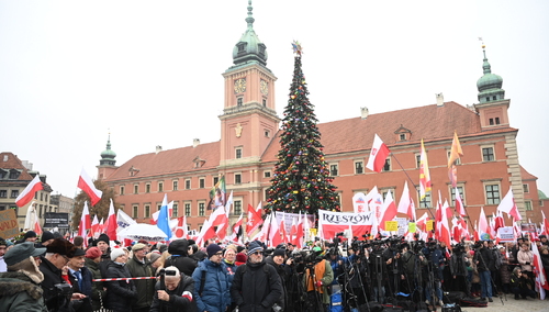 Demonstracja przeciwko zmianom w polskiej edukacji "Tak dla edukacji! Nie dla deprawacji!"
