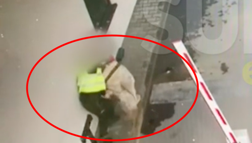 Atak nożownika na ochroniarza Orlenu. Opublikowano drastyczne nagranie