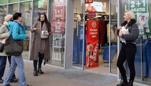 Akcja protestacyjna handlowej Solidarności