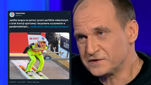 Kukiz publikuje szokującą grafikę: "Jadźka lecąca na pomoc synom..."